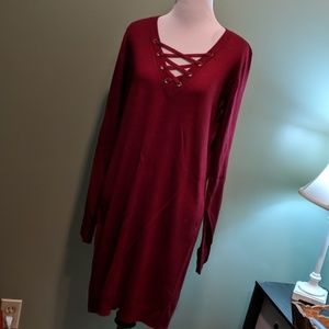 Light sweater dress
